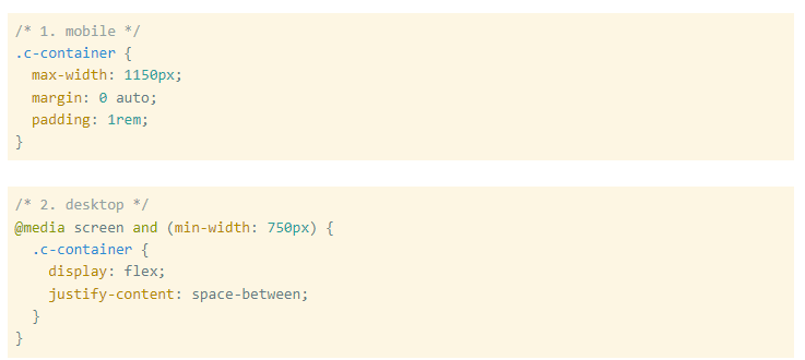Focus on essentials inspect