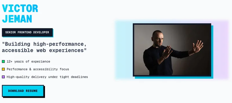 Landing page sketch
